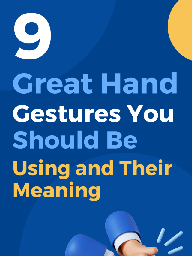nonverbal communication hand gestures