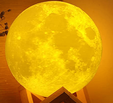 Glowing moon lamp from CPLA hat would make a unique gift for an employee.