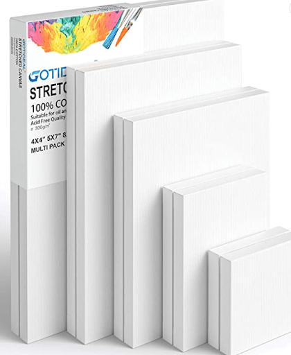 Some blank canvases from GOTIDEAl as a unique employee gift idea.