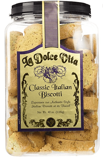 Italian biscotti from La Dolce Vita that would make a unique employee gift.